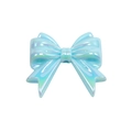 Irillerende lichtblauwe acryl strik kralen van acryl voor DIY sieraden en telefoonketens - Iriserend Blauw