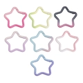 Mousquetons en étoile en alliage dégradé disponibles en sept couleurs assorties - Dégradé - Couleur Aléatoire