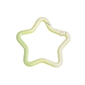 Gancho de llavero en forma de estrella con degradado amarillo y verde para manualidades - Degradado - Verde Fruta Y Blanco Roto