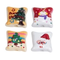 Cartoon acrylic Christmas pillow beads with snowman and Santa for DIY jewelry making - Christmas Series (Random Pattern)