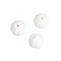 Perline a zucca bianche in acrilico per gioielli fai-da-te e ciondoli per cellulari - Perlina a Zucca / Laccato - Bianco