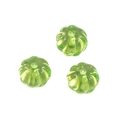 Perline in acrilico verde traslucido a forma di zucca per creazione di gioielli fai da te - Perlina a Zucca / Trasparente Verde Frutta