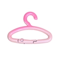 Roze parelmoer karabijnhaak in kledinghanger vorm voor doe-het-zelf sieraden maken - Tweekleurig Rozerood Lichtroze