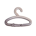Fermoir à ressort violet scintillant en forme de cintre pour porte-clés et bijoux - Bicolore - Couleur Thé Au Lait + Couleur Café