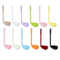 Set of 12 colorful golf club shaped pendants for DIY jewelry and phone charms - Random Color