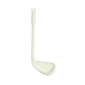 Alloy golf bag pendant accessory in pure white finish with textured grip handle - Off-white