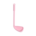 Pink golf club shaped alloy pendant with anti-slip handle and hanging hole - Light Pink
