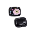 Quadratische Acrylperlen im Cartoon-Kamera-Stil in Schwarz für DIY-Schmuck - Kamera / Schwarz