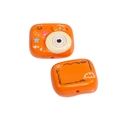 Acrylperlen in Kameraform, Orange, mit Nice und Smile Aufdruck für DIY-Schmuckherstellung - Kamera / Orange