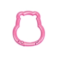 Fermoir à ressort en alliage en forme d'ours rose brillant pour accessoires DIY - Pikkabala / Rose Pailleté