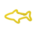 Porte-clés en alliage en forme de requin jaune citron pour accessoires de bricolage - Requin / Jaune foncé