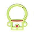 Light green astronaut cartoon spring ring buckle for DIY keychains and accessories - Cartoon Cat / Fruit Green