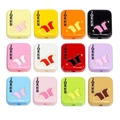 Colorful Joker acrylic rectangle beads for DIY jewelry with engraved letters and hat patterns - Playing Card / Random Color