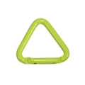 Limonengrüner Dreieck-Karabiner aus Aluminium für Schlüsselanhänger und Outdoor-Zubehör - Klein - Fruchtgrün