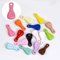 Colorful moon and star acrylic charms in various bright finishes for DIY jewelry making - Bowling