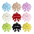 Colorful cloud DIY pendants in nine vibrant shades with smiley face and lightning designs - Random Color