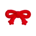 Pendentif noeud en velours rouge floqué pour bijoux DIY et accessoires de chaîne - Nœud / Rouge