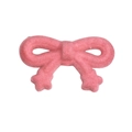 Accessoire nœud floqué rose avec étoile pour porte-clés et bijoux DIY créatifs - Nœud / Rose