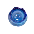 Cuenta de acrílico en forma de pétalo de lirio de los valles con degradado violeta para joyas - 10 Piezas/Paquete / Azul Zafiro