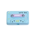 Cuenta de casete retro de acrílico azul claro con texto HITS 90'S para llaveros DIY - Cinta de Casete / Azul