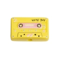 Cuenta de casete amarilla de acrílico HITS 90s para llaveros DIY y hacer bisutería - Cinta de Casete / Amarillo oscuro