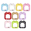 Colorful cat-shaped acrylic charms for DIY keychains in 10 vibrant cute doll designs - Large Frame Cat / Random Color