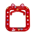 Red cat shaped acrylic frame for DIY claw machine keychain with Cute Doll text - Large Frame Cat / Red