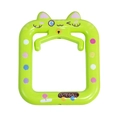Accessoire DIY pour machine à griffes en acrylique chat vert avec pois colorés et texte mignon - Grand Cadre Chat / Vert fruit