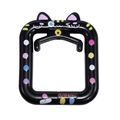 Cadre acrylique chat noir pour porte-clés pince à poupée avec motif mignon imprimé - Grand Cadre Chat / Noir