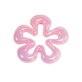 Perla a fiore in acrilico rosa perlato per gioielli fai-da-te e ciondoli cellulari - Ragazza Fiore / Rosa Perlato