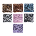 Square acrylic leopard print beads in seven assorted colors for DIY jewelry making - Square / Random Color