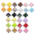 Colorful painted mushroom beads set in 24 colors for DIY handmade jewelry and keychains - Random Color
