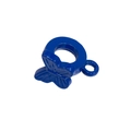 Mini vlinder hanger van legering met blauw emaille voor DIY sieraden maken - Vlinder Kraal / Saffierblauw
