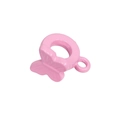 Roze vlinder hanger van legering voor DIY mobiele kettingen en sleutelhangers - Vlinder Kraal / Roze