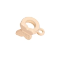 Mini vlinder hanger van legering in roze emaille voor DIY sieraden maken - Vlinder Kraal / Grapefruit