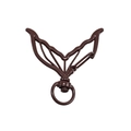Mousqueton rotatif en forme de queue de poisson marron pour la création de bijoux et porte-clés - Jupe sirène / Café Foncé