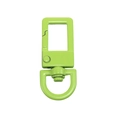 Pastel green rectangular spring gate clasp with 360-degree swivel ring for DIY keychains - Fruit Green