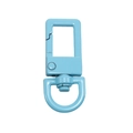 Sky blue square gate swivel lobster clasp for DIY keychain and bag accessories - Blue