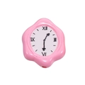 Roze bloem klok kraal met Romeinse cijfers voor DIY handgemaakte sieraden ambachten - Klok / Klok Wijzerplaat Stijl / Roze