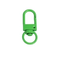Mousqueton pivotant en métal vert émeraude pour porte-clés et bijoux DIY faits main - Verdoyant