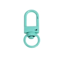 Mousqueton pivotant vert menthe laqué mat pour la fabrication de bijoux DIY - Vert Émeraude