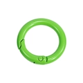 Bright green spring O-ring buckle for DIY keychains and bags with smooth finish - 20mm / Verdant