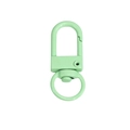 Mousqueton pivotant vert menthe en métal pour porte-clés et créations de bijoux DIY - Vert Lait