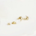 Golden metal necklace end clasps and beads covers for DIY jewelry making accessories - KC Gold