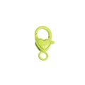 Mousqueton en forme de cœur vert clair laqué pour accessoires de porte-clés faits main - Vert Pomme