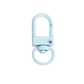 Fermoir pivotant en métal bleu clair pour porte-clés et accessoires de bricolage DIY - Bleu Eau