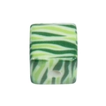 Green and white zebra pattern acrylic cube bead for DIY jewelry making and crafts - Cube / Green Zebra Stripe