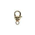 Fermoir homard doré en forme de cœur pour la création de bijoux DIY et accessoires de sac - Or KC