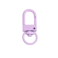 Mousqueton pivotant en métal lilas pour porte-clés et accessoires faits à la main - Mauve Clair
