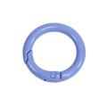 Lilac purple round spring ring gate clasp for DIY jewelry and keychain accessories - Taro Purple